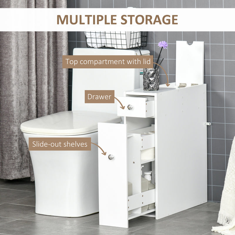 Narrow slide-out bathroom cabinet – image 5