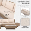 4-piece rattan corner sofa set – image 5