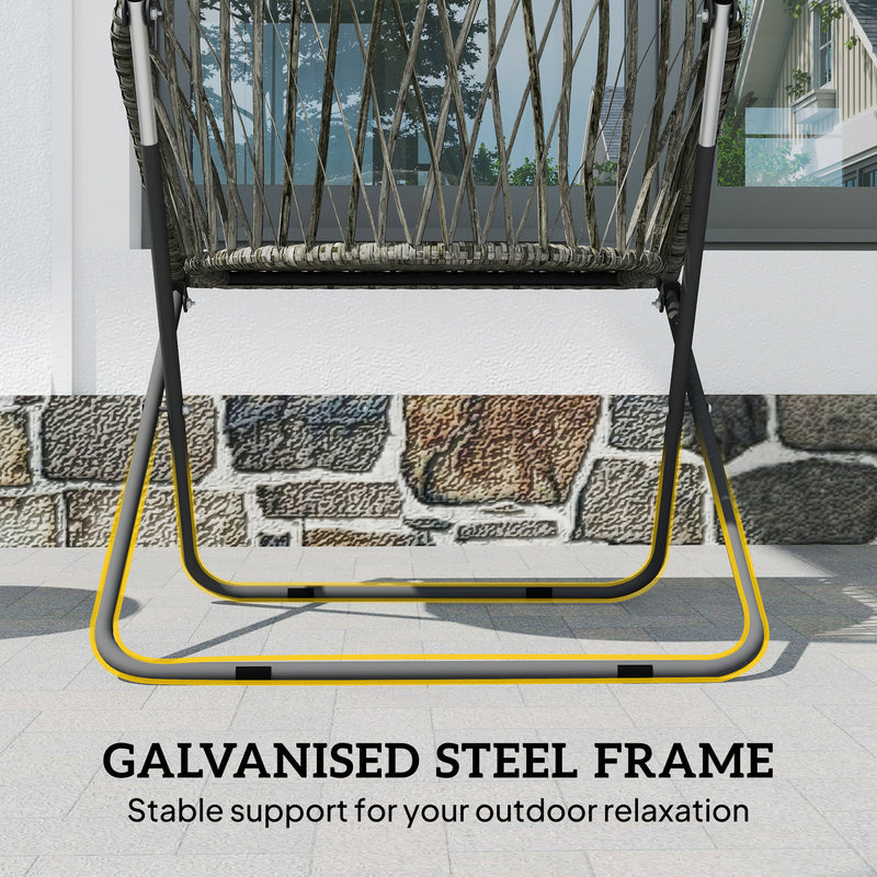 Folding rattan bistro set – image 8