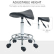 Black salon saddle stool – image 4