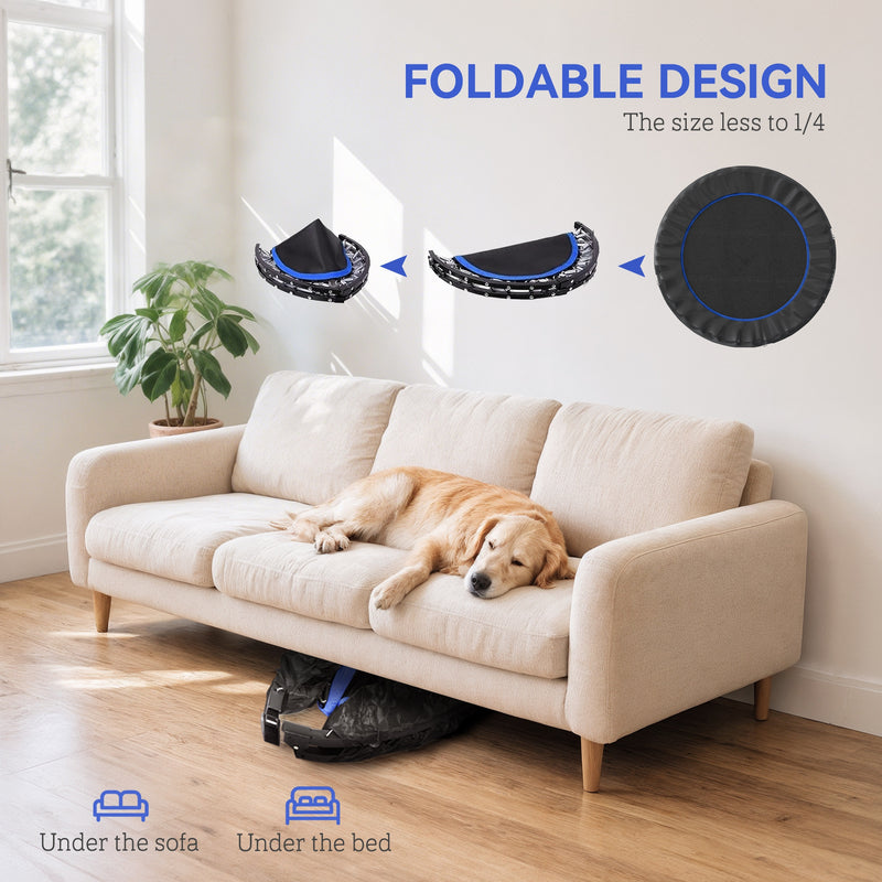 48" foldable fitness trampoline – image 5