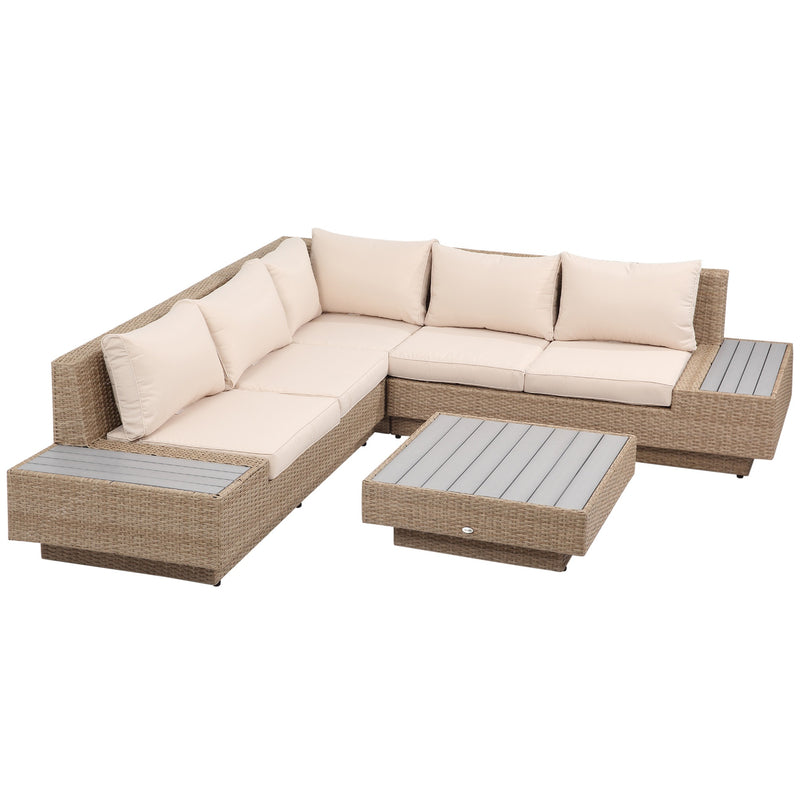 4-piece rattan corner sofa set – image 10