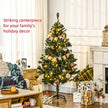 5ft pre-lit decorated Christmas tree – image 4