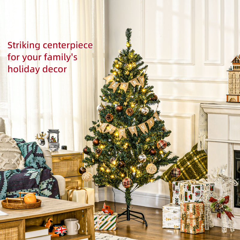 5ft pre-lit decorated Christmas tree – image 4