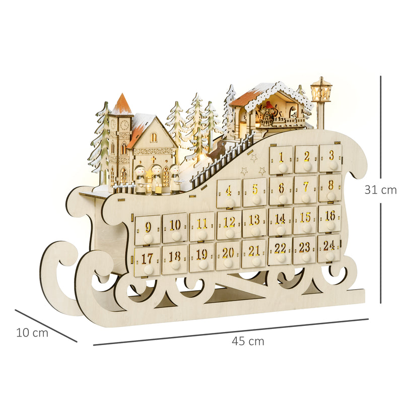 Dimensions of the Advent calendar