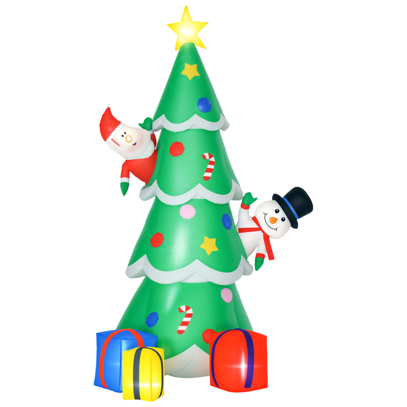 7ft Inflatable Christmas Tree on a white background