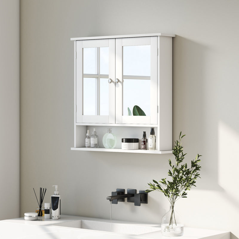 Bathroom wall cabinet with mirrors – image 10