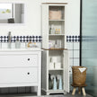 Tall bathroom cabinet with shelves – image 7