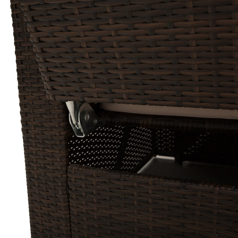 Rattan sun lounger set – image 9