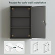 Lockable steel medicine cabinet – image 6