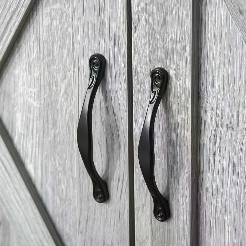 Farmhouse barn door sideboard – image 8