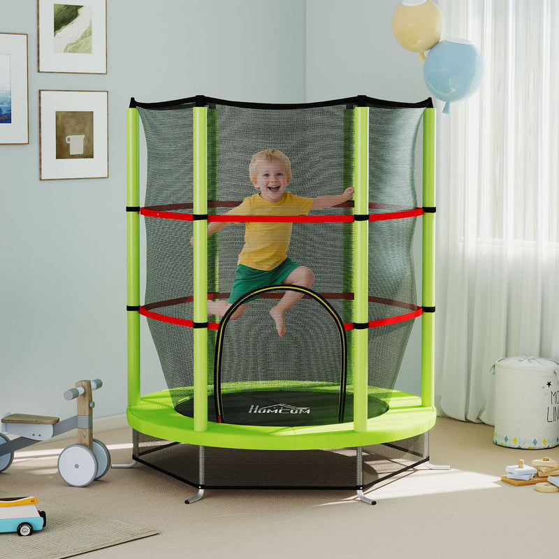 Kids trampoline with enclosure – image 10