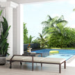 Rattan sun lounger with wheels – image 10