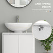 White textured under sink cabinet – image 6