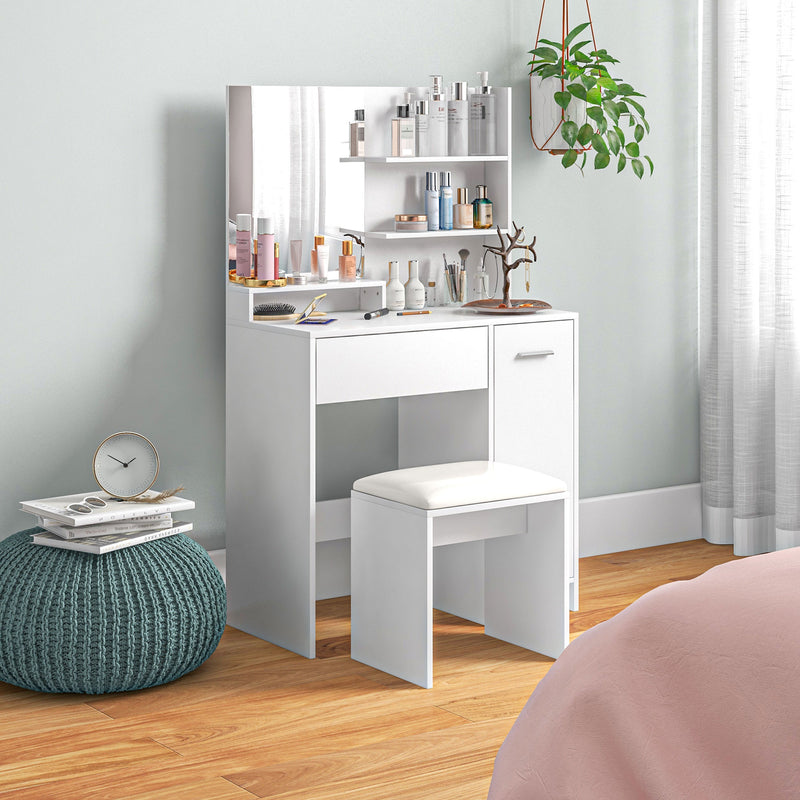 Dressing table set with cupboard – image 2