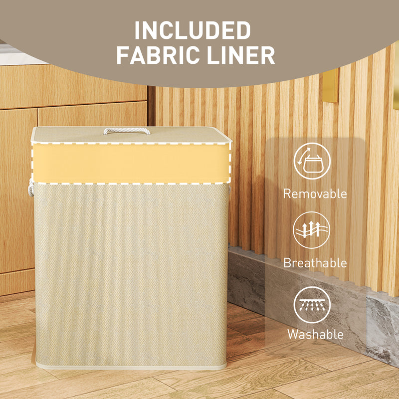 100 L two-section laundry basket – image 7