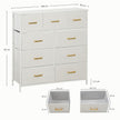 Boucle 9-drawer chest – image 3