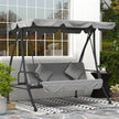 Light grey 2-in-1 swing bed – image 10