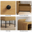 Bedside table with drawer and open shelf – image 7