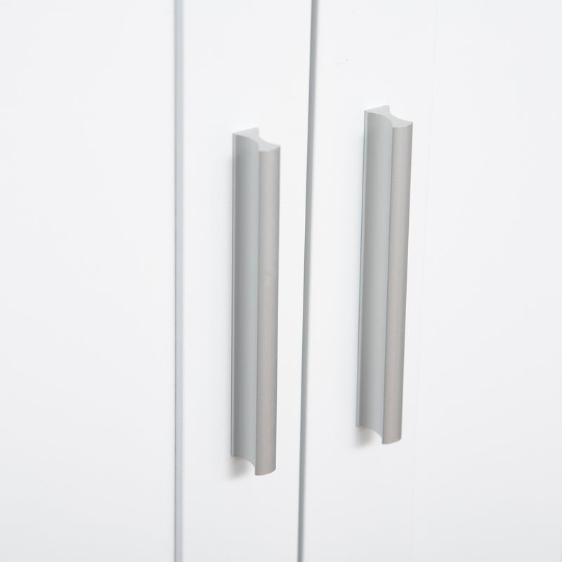 White bathroom floor cabinet – image 8
