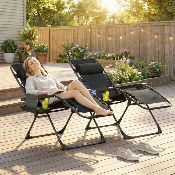 Zero gravity garden chairs – image 2