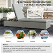 Rattan sun lounger – image 7