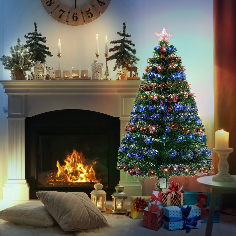 4ft fibre optic Christmas tree with RGB LEDs – image 2