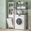 Bathroom cabinet with laundry basket – image 8