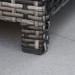 Rattan footstool ottoman – image 8