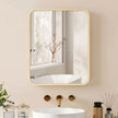 Natural wood mirror cabinet – image 9