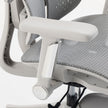 HOMCOM Ergonomic Office Chair with Lumbar Support, Mesh Reclining Desk Chair with Footrest, Adjustable High Back, Grey – view 10