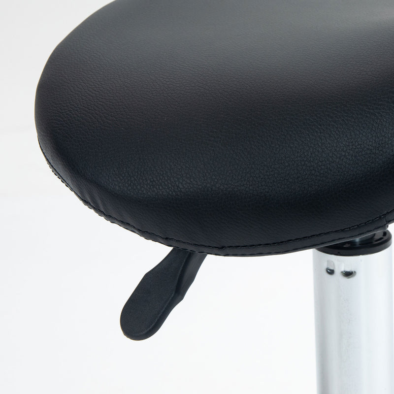 Black salon saddle stool – image 9