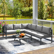 Aluminium corner lounge set – image 10