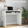 90 cm writing desk in white wood grain – image 6