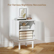 Boho rattan bedside cabinet – image 4