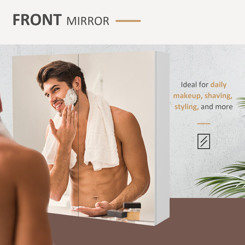Double mirror bathroom cabinet – image 8