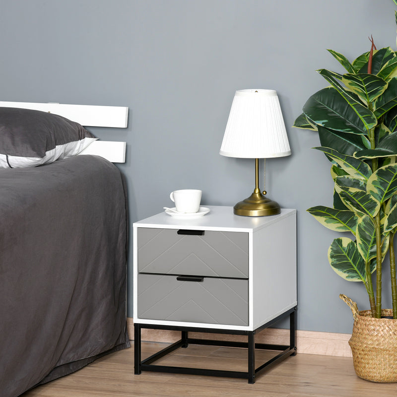 Chevron bedside cabinet – image 2
