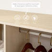 Maple open wardrobe on wheels – image 6