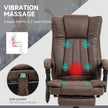 Dark brown massage office chair – image 4