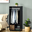 60 cm black open wardrobe – image 2