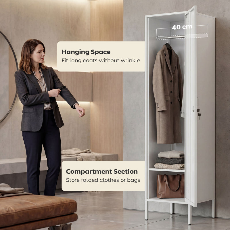 Lockable metal locker – image 5