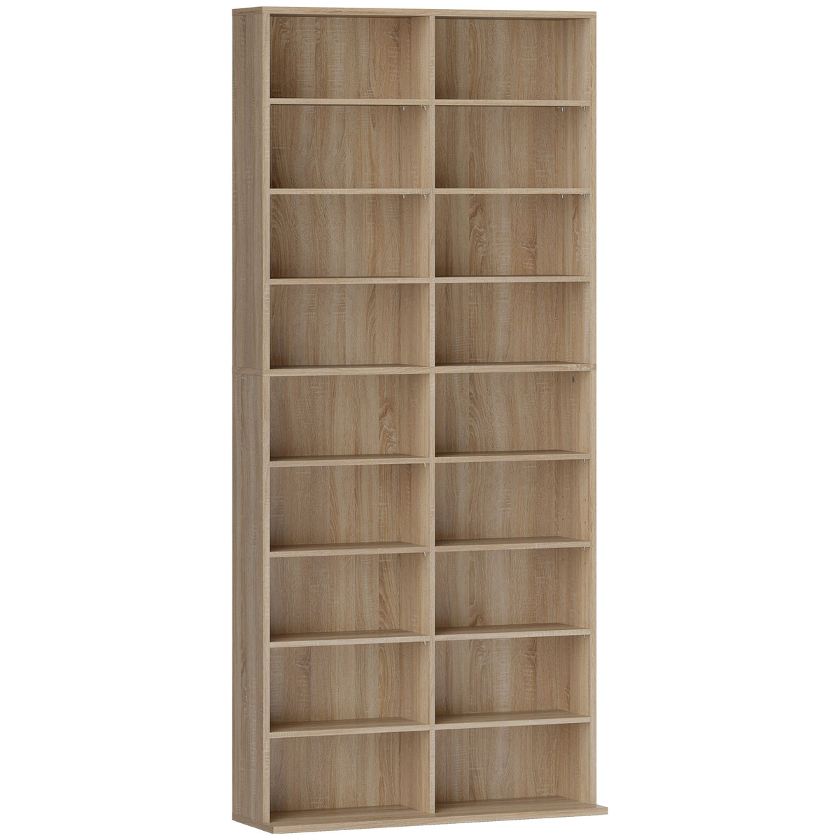 640-CD / 360-DVD Media Storage Tower – Natural
