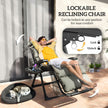 Grey zero gravity recliner chairs – image 4