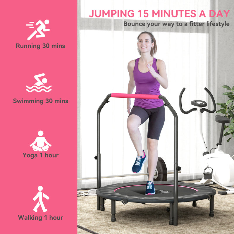 48" foldable fitness trampoline – image 7