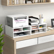 White desktop printer stand – image 7