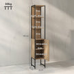 Tall 185 cm natural cabinet on legs – image 3