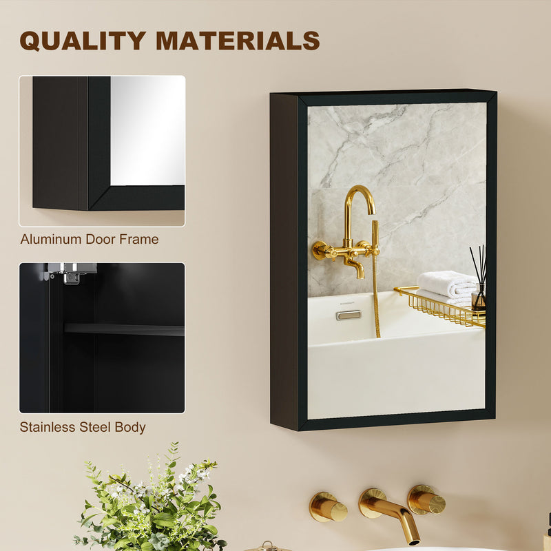 Steel bathroom mirror cabinet – image 8