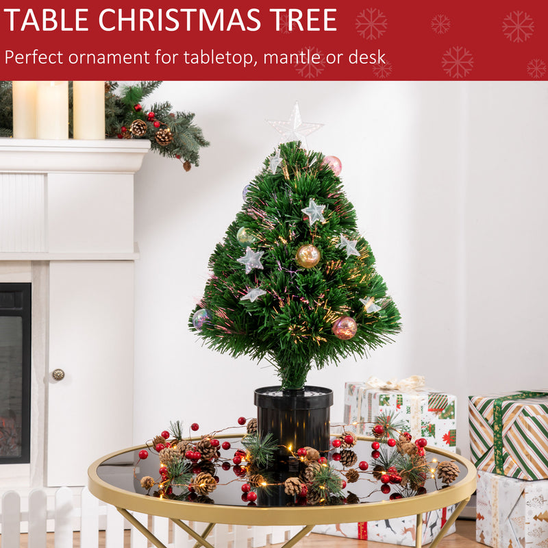2ft tabletop fibre optic Christmas tree – image 6