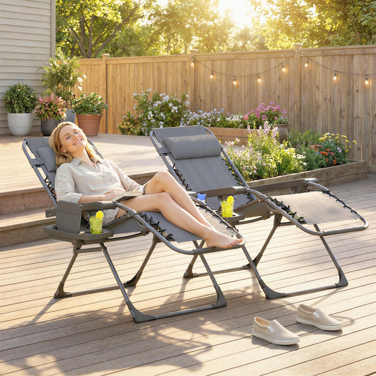 Zero gravity garden chairs – image 2