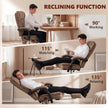HOMCOM Office Chair with 6-Point Vibration Massage and Heat, Executive Computer Desk Chair with High Back, Reclining – view 8